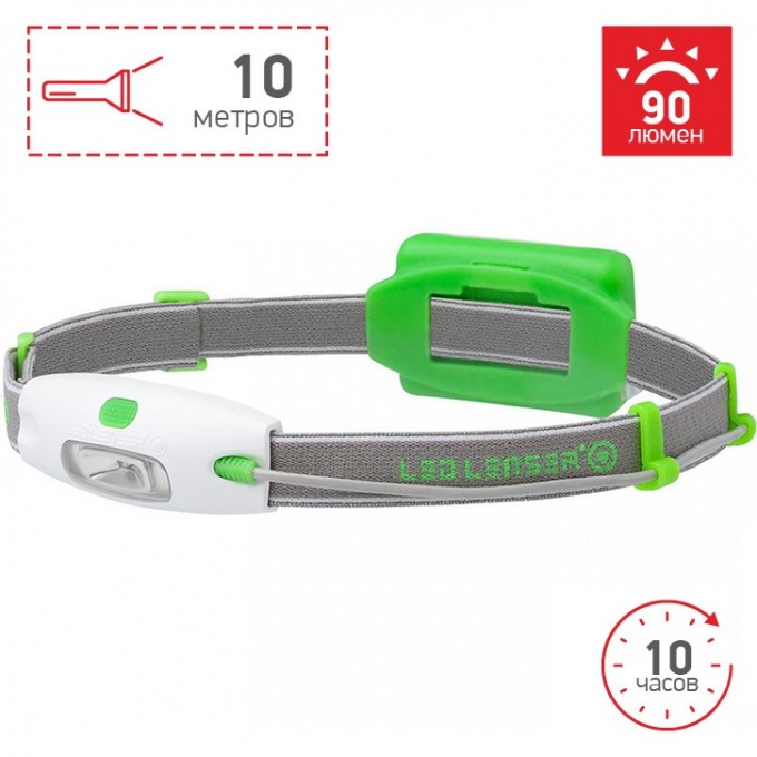 Налобный фонарь LED LENSER NEO Зеленый 6111